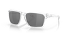 Oakley Sylas Sunglasses angle view - Colour: Polished Clear / Prizm Black