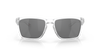Oakley Sylas Sunglasses front view - Colour: Polished Clear / Prizm Black