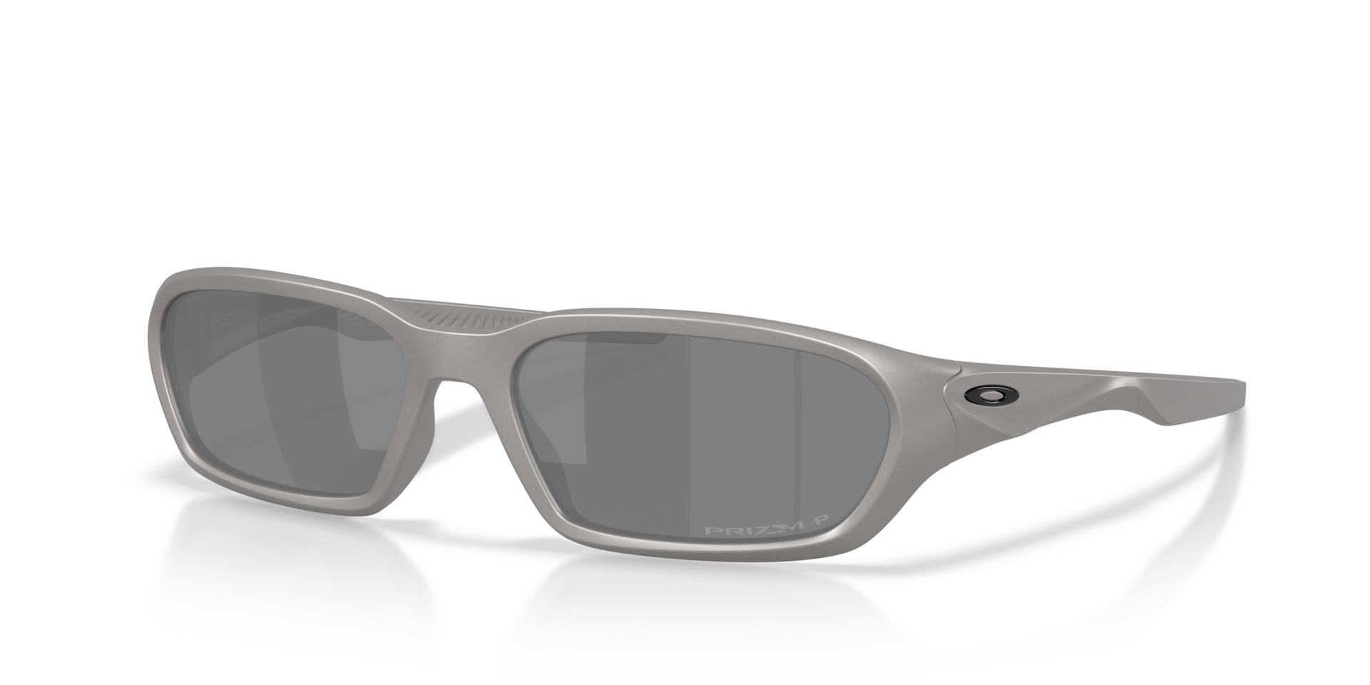 Oakley Terraforma Sunglasses angle view - Colour: Titanium / Prizm Black Polarised