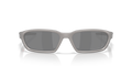 Oakley Terraforma Sunglasses front view - Colour: Titanium / Prizm Black Polarised