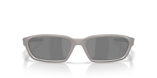 Oakley Terraforma Sunglasses front view - Colour: Titanium / Prizm Black Polarised