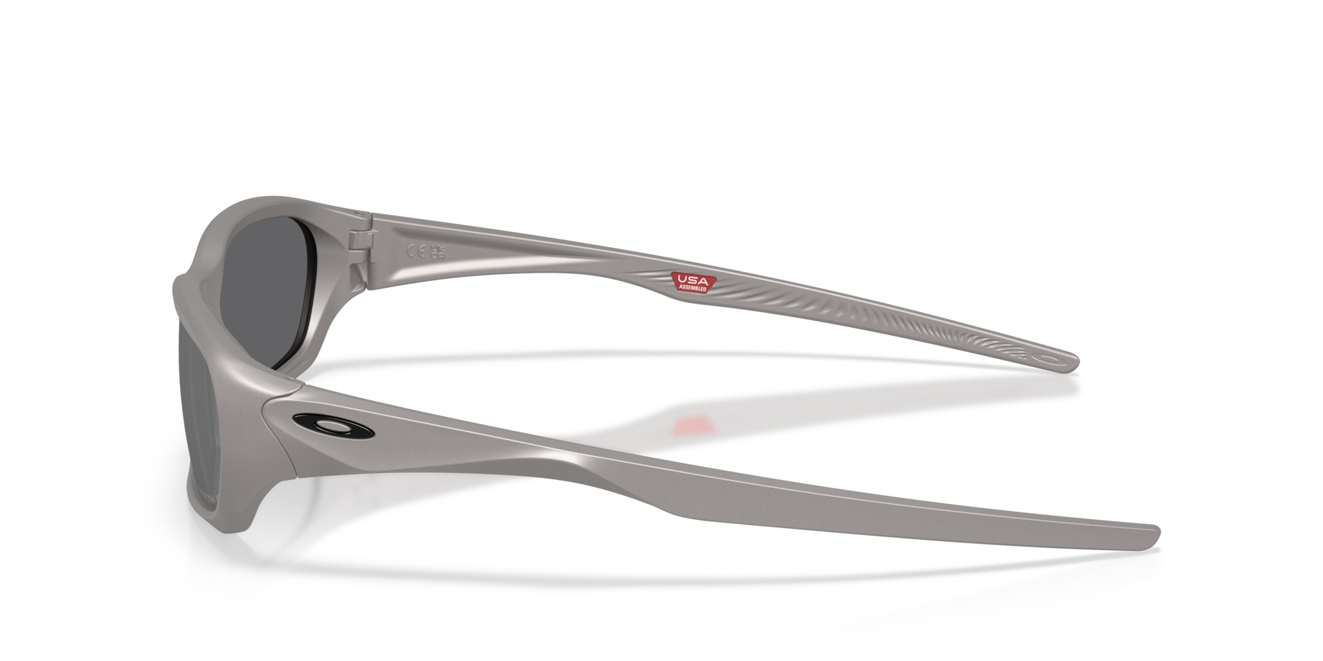 Oakley Terraforma Sunglasses side view - Colour: Titanium / Prizm Black Polarised