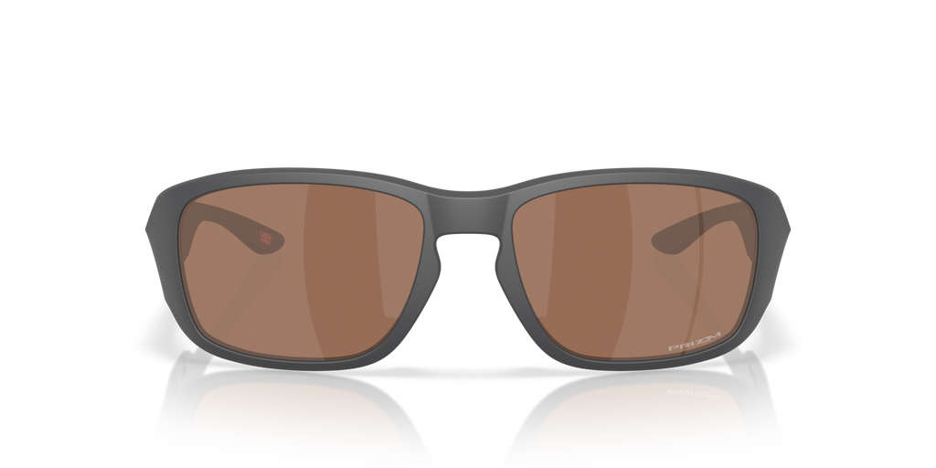 Oakley Tourniquet Sunglasses front view - Colour: Matte Carbon / Prizm Tungsten