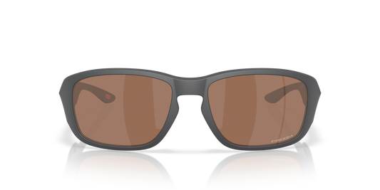 Oakley Tourniquet Sunglasses front view - Colour: Matte Carbon / Prizm Tungsten