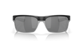 Oakley TwoFace Sunglasses front view - Colour: Matte Black / Prizm Black Polarised