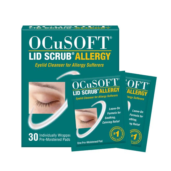 OCuSoft LidScrub Allergy Sachets 30 Pack