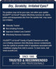 OCuSoft LidScrub Original Sachets 30 Pack rear packaging information