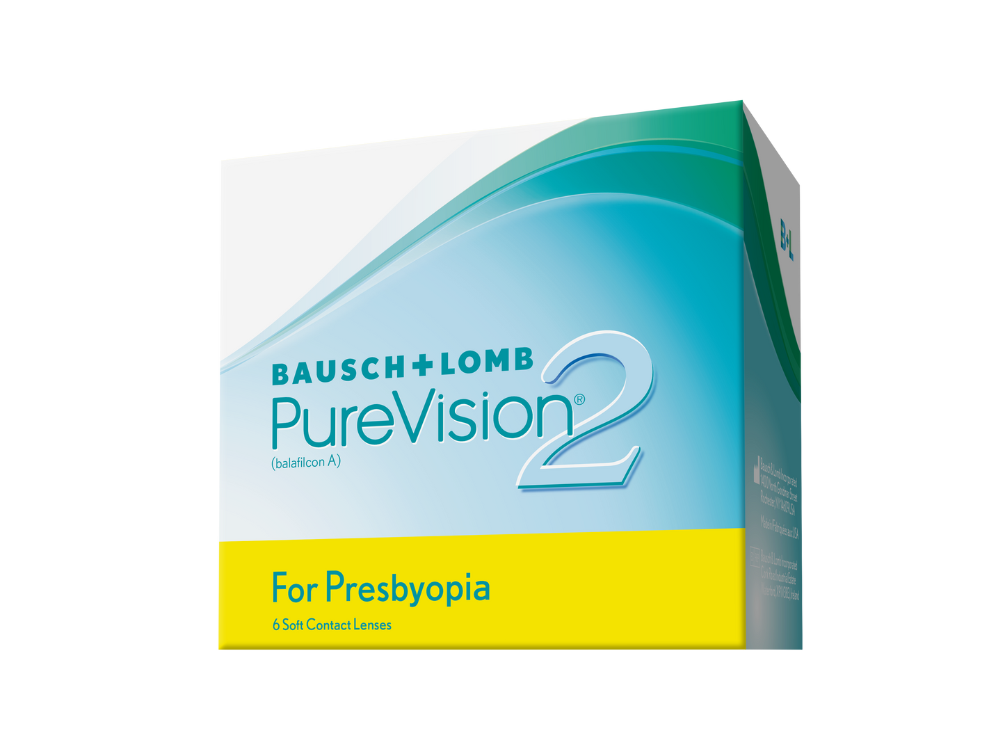 Bausch + Lomb PureVision 2 for Presbyopia monthly 6 pack contact lenses