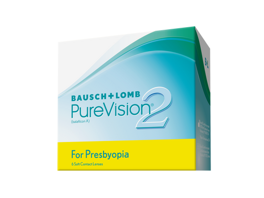 Bausch + Lomb PureVision 2 for Presbyopia monthly 6 pack contact lenses