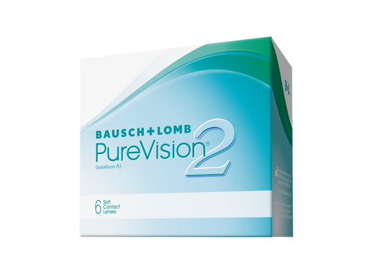 Bausch + Lomb PureVision 2 HD monthly 6 pack contact lenses