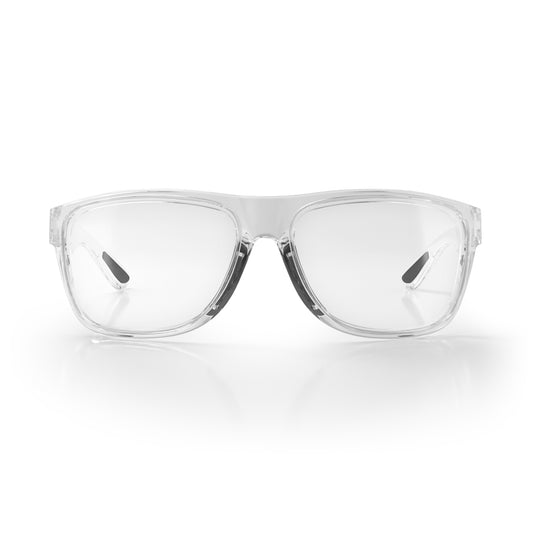 SafeStyle Rapids prescription safety glasses in Clear — front view