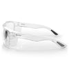 SafeStyle Rapids prescription safety glasses in Clear — side view