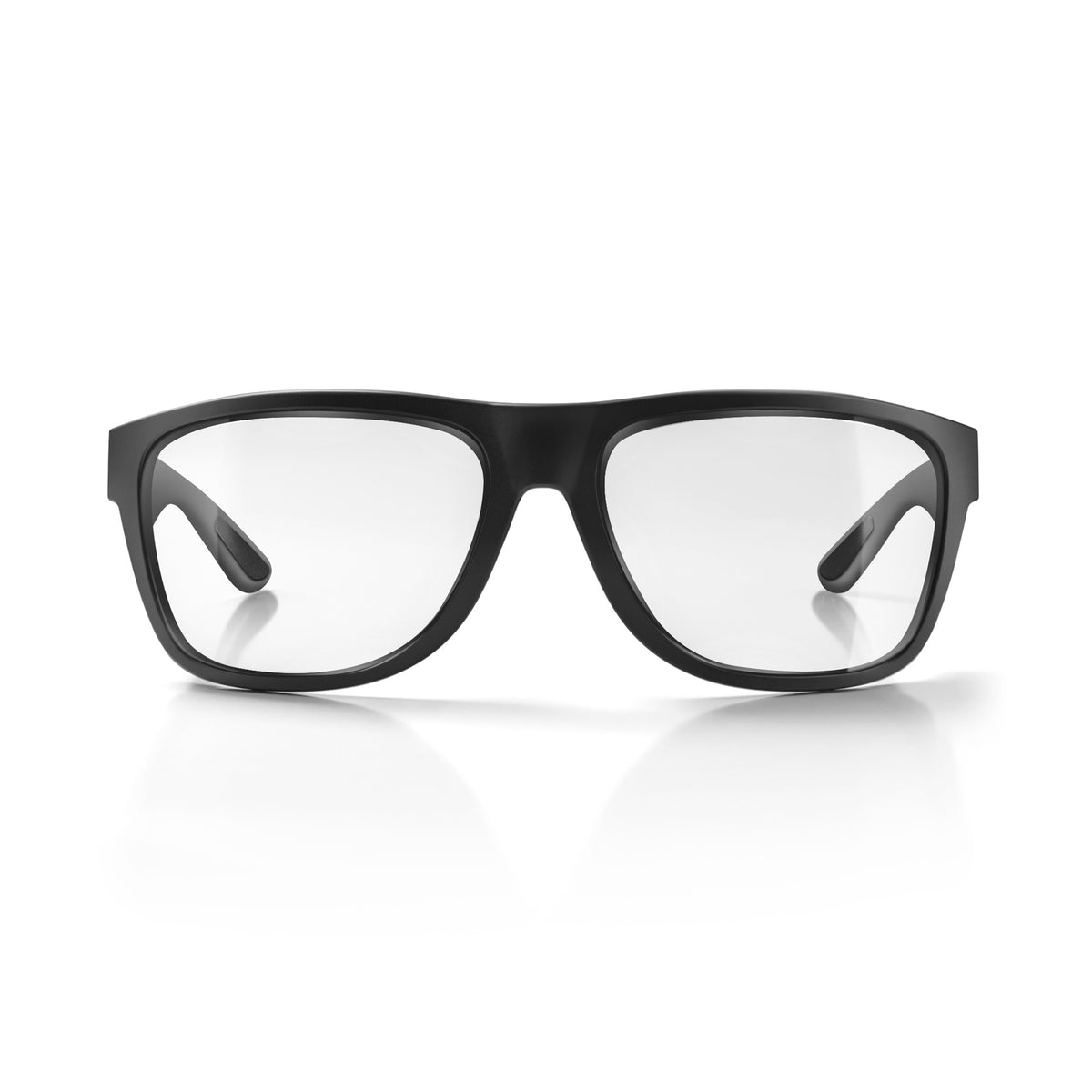 SafeStyle Rapids prescription safety glasses in Matte Black — front view