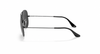 Ray-Ban Aviator Large Metal RB3025 Sunglasses side view - Colour: Black - Lens: Black Polarised - Media: Original Ray-Ban Polarised