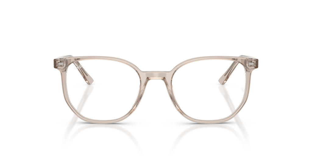 Ray-Ban Elliot RB5397 Optical Frames front view - Colour: Transparent Brown