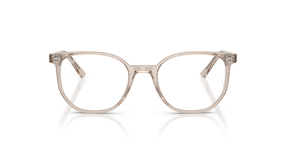 Ray-Ban Elliot RB5397 Optical Frames front view - Colour: Transparent Brown
