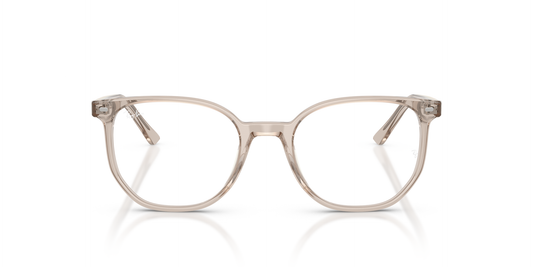 Ray-Ban Elliot RB5397 Optical Frames front view - Colour: Transparent Brown