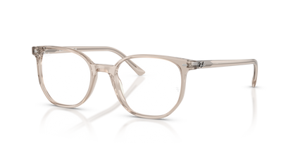 Ray-Ban Elliot RB5397 Optical Frames angle view - Colour: Transparent Brown
