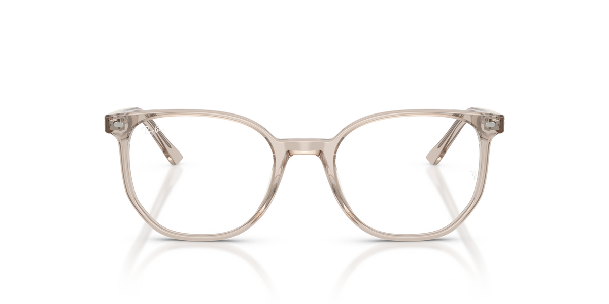 Ray-Ban Elliot RB5397 Optical Frames front view - Colour: Transparent Brown