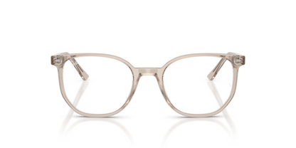 Ray-Ban Elliot RB5397 Optical Frames front view - Colour: Transparent Brown