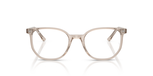 Ray-Ban Elliot RB5397 Optical Frames front view - Colour: Transparent Brown