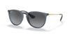 Ray-Ban Erika RB4171 Sunglasses angle view - Colour: Transparent Blue / Grey Gradient Polarised