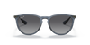 Ray-Ban Erika RB4171 Sunglasses front view - Colour: Transparent Blue / Grey Gradient Polarised