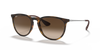 Ray-Ban Erika RB4171 Sunglasses angle view - Colour: Rubber Havana / Brown Gradient
