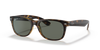 Ray-Ban New Wayfarer RB2132 Sunglasses angle view - Colour: Tortoise / G-15 Green Polarised