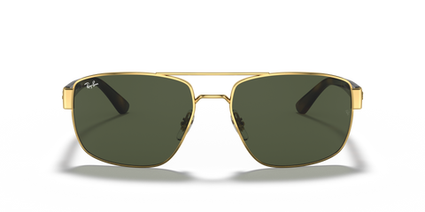 Ray-Ban RB3663 Sunglasses - Arista Gold / G-15 Green