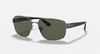 Ray-Ban RB3663 Sunglasses angle view - Colour: Gunmetal / G-15 Green Polarised