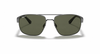 Ray-Ban RB3663 Sunglasses front view - Colour: Gunmetal - Lens: G-15 Green Polarised - Media: Original Ray-Ban Polarised