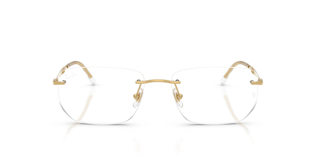 Ray-Ban RB3768V Optical Frames front view - Colour: Arista Gold