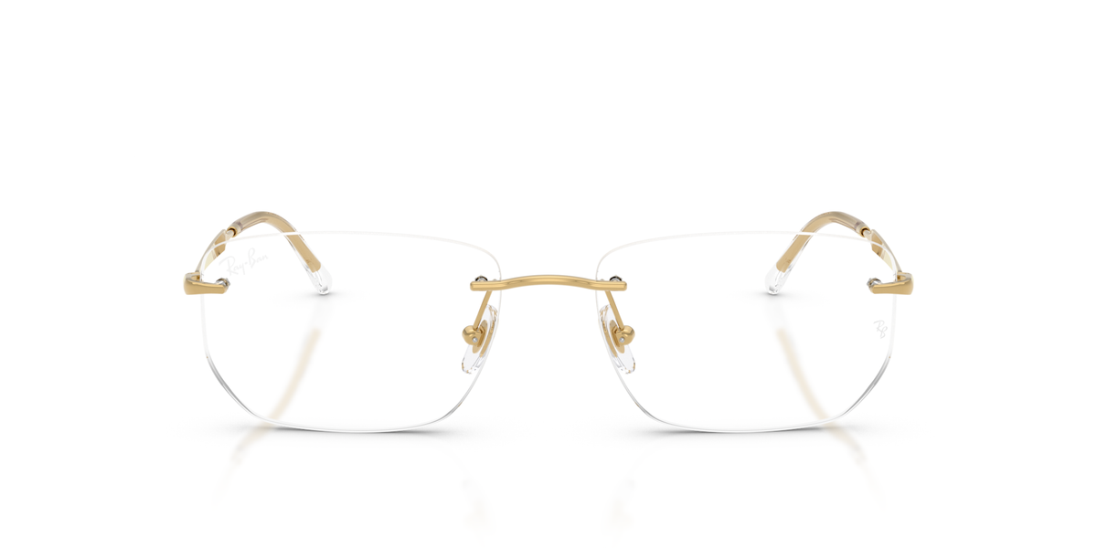 Ray-Ban RB3768V Optical Frames front view - Colour: Arista Gold