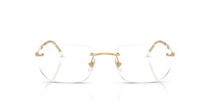 Ray-Ban RB3768V Optical Frames front view - Colour: Arista Gold