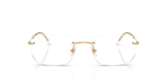 Ray-Ban RB3768V Optical Frames front view - Colour: Arista Gold