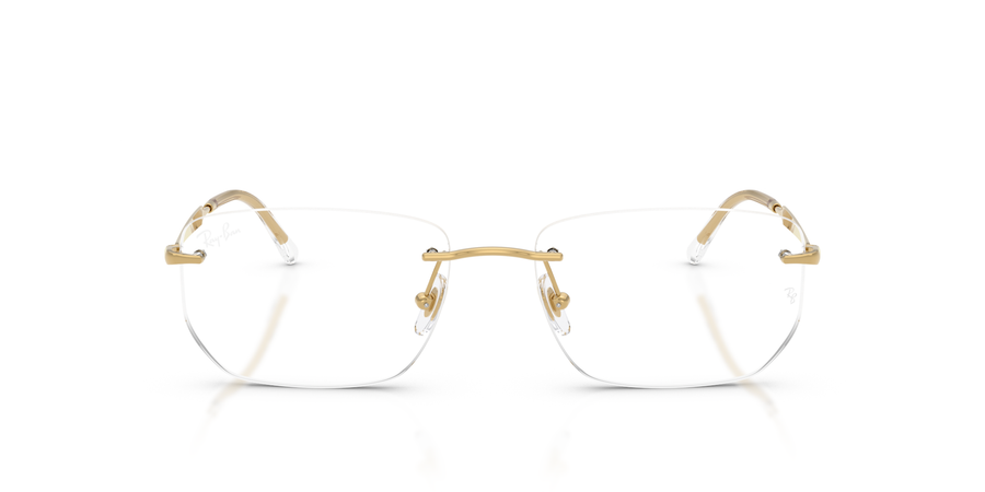 Ray-Ban RB3768V Optical Frames front view - Colour: Arista Gold
