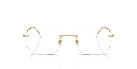 Ray-Ban RB3768V Optical Frames front view - Colour: Arista Gold