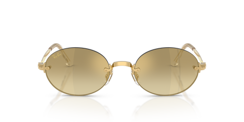 Ray-Ban RB3929 by A$AP Rocky Sunglasses - Polished Arista Gold / Brown and Gold Mirror Gradient