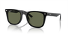 Ray-Ban RB4420 Sunglasses angle view - Colour: Polished Black / Dark Green Polarised
