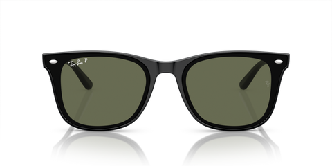 Ray-Ban RB4420 Sunglasses - Polished Black / Dark Green Polarised