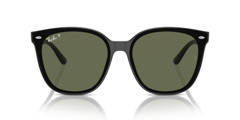 Ray-Ban RB4423D Low Bridge Fit Sunglasses - Polished Black / Dark Green Polarised