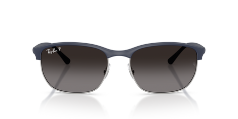 Ray-Ban RB4469 Liteforce Sunglasses - Matte Sand Dark Blue / Grey Gradient Polarised