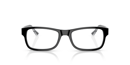 Ray-Ban RB5268 Optical Frames front view - Colour: Black on Transparent