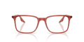 Ray-Ban RB5421 Optical Frames front view - Colour: Transparent Brown