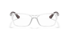 Ray-Ban RB7047 Optical Frames front view - Colour: Clear with Grey Temples