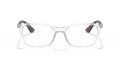 Ray-Ban RB7047 Optical Frames front view - Colour: Clear with Grey Temples