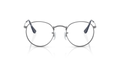 Ray-Ban Round Metal RB3447V Optical Frames front view - Colour: Gunmetal