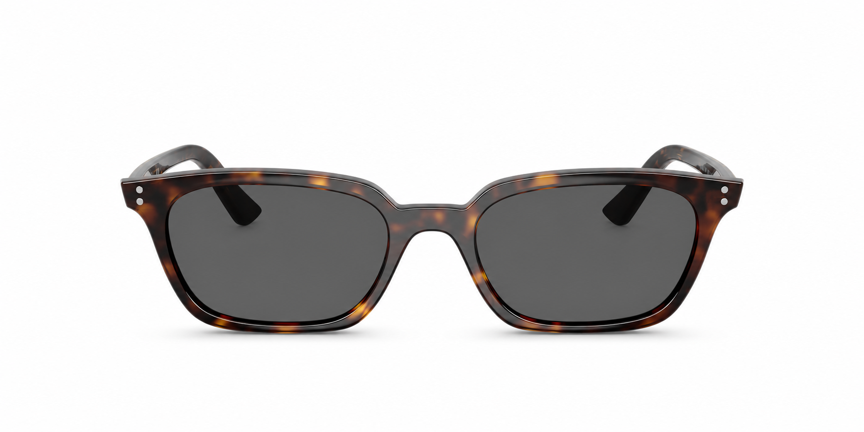 Ray-Ban Zaya Bio-Based RB4456 Sunglasses front view - Colour: Polished Havana - Lens: Grey solid tint - Media: Custom Polarised Grey solid tint