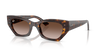 Ray-Ban Zena Bio-Based RB4430 Sunglasses angle view - Colour: Polished Havana / Brown Gradient